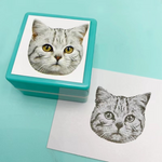 Custom Pet Portrait Stamper