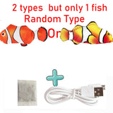 Cats USB Charger Interactive Toy Fish