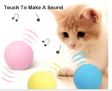 Smart Cat Toys Interactive Ball Catnip Cat Training Toy Pet Playing Ball Pet Squeaky Supplies Products Toy for Cats Kitten
