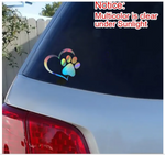 Heart Dog Cat Paw Print Pet Car Window Bumper Sticker Vinyl Decal Removable
