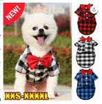 Dogs French Bulldog Puppy Dog for Puppy Cat Western Collar Shirts Costume Outfit Plus Size XXS-XXXXL