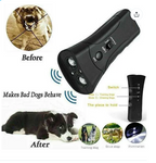 Ultrasonic Anti Bark Pet Control, Dog Training Repeller Device Ultrasonic Dog Driver Portable Dog Trainer