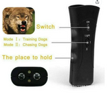 Ultrasonic Anti Bark Pet Control, Dog Training Repeller Device Ultrasonic Dog Driver Portable Dog Trainer