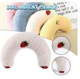 Small Pets U-shaped Neck Protection Pillow Deep Sleep Dog Cat Pillow Pet Toy