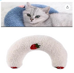 Small Pets U-shaped Neck Protection Pillow Deep Sleep Dog Cat Pillow Pet Toy