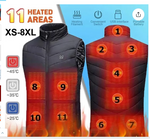 2023 New Version Heated Vest, Winter Fashion Heating Vest Men's Women's Usb Heating Jacket Warm Vest Hunting Vest Camping Hiking Hunting,veste Chauffante,winterjackeGilet Riscaldato Beheizte Weste (Mobile Power Not Included)