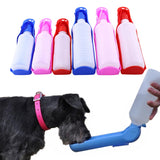 Dog Water Bottle Feeder With Bowl