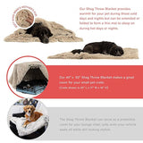 Plush dog beds for large dog in dog Winter cat Bed Mat Soft Pet long plush Dog Kennel pet blanket dog house bed