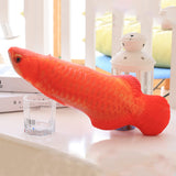 1PC 3D Fish Creative Pet Cat Kitten Chewing Cat Toys Doll Catnip Stuffed Fish Interactive Kitten Playing Toy Stuffed Pillow