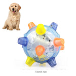 Pet Dog Toys LED Jumping Ball Play Ball Music Bouncing Dancing Balls Toy For Dogs Cats Pet Products Supplies Random Color