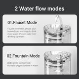 Automatic 2L Cat Water Fountain Filter Sensor