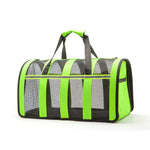 Dog Cat Puppy Carrier Portable Adjustable Handbag Shoulder Breathable Bags for Outdoor Activities Travl Pet Supplies Bag - Blue M