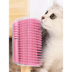 Pet Products for Cats Brush Corner Cat Massage Self Groomer Comb Brush with Catnip Cat Rubs Tickling Comb