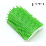 Pet Products for Cats Brush Corner Cat Massage Self Groomer Comb Brush with Catnip Cat Rubs Tickling Comb