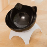 Hot Sale Elevated Single Cat Bowl, Pet Feeding Bowl 15°Tilted Raised Pet Bowl Food and Water Bowls Stress-Free Suit for Cats Small Dogs
