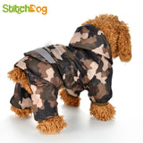 Dog Raincoat Puppy Rain Coat with Hood Reflective Waterproof Dog Clothes Soft Breathable Pet Cat Small Dog Rainwear XS - 2XL