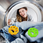 2pcs Pet Hair Catcher Cat Dog Fur Lint Hair Remover Clothes Dryer Washing Machine Accessories Reusable Cleaning Laundry Catcher