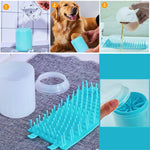 Pet Cats Dogs Foot Clean Cup for Dogs Cats Cleaning Tool Soft Plastic Washing Brush Paw Washer Pet Dog Accessories