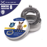 2019 Removes Flea And Tick Collar Dogs Cats Up To 8 Month Flea Tick Collar Anti-mosquito and insect repellent