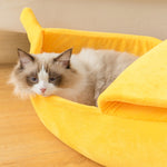 Banana Pet Bed House Cushion