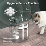 Automatic 2L Cat Water Fountain Filter Sensor