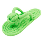 1PC Pet Supply Dog Toys Dogs Chew Teeth Clean Outdoor Training Fun Playing Green Rope Ball Toy For Large Small Dog Cat