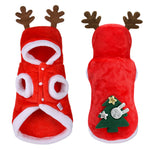 Christmas Cat Clothes Small Dogs Cats Santa Costume