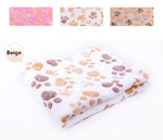 Cute Floral Pet Sleep Warm Paw Print