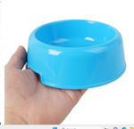 Candy Color Plastic Food Bowl Water Feeder for Dog Cat Pet Feeding Supplies