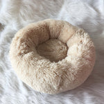 Long Plush Super Soft Dog Bed Pet Kennel Round Sleeping Bag Lounger Cat House Winter Warm Sofa Basket for Small Medium Large Dog