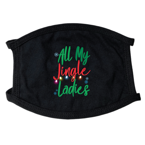 Jingle Ladies Christmas Face Mask