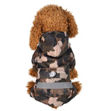 Dog Raincoat Puppy Rain Coat with Hood Reflective Waterproof Dog Clothes Soft Breathable Pet Cat Small Dog Rainwear XS - 2XL