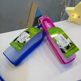 250ML Outdoor Portable Pet dog Water Bottles Foldable Tank Drinking Design Travelling Bowl Feeding Dispenser