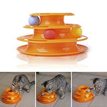 Ball Interactive Toys Tag Cat Pet Toy 1pc Pet Friendly Portable Multilayer Plastic Gift