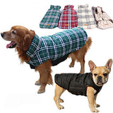 Dog Coat Vest Winter Dog Clothes Brown Green Red