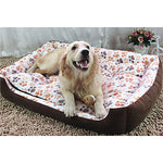 Dog Mattress Pad Bed Bed Blankets Mats & Pads Cotton Warm Geometric Beige Pink Camel