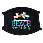 Beach Sun Liberty Face Mask