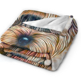 Rustic Flannel Fleece Blankets Yorkshire Terrier