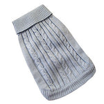 Cat Dog Sweater Winter Dog Clothes Light Blue Costume Cotton Solid Colored XS S M L XL