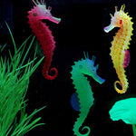 Silicone  Luminous Fish Tank Aquarium  Sea Horse Decoration
