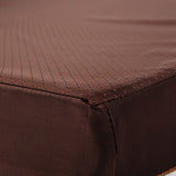 Dogs Pets Bed Sofa Cushion Lounge Sofa Oxford Cloth Pet Mats & Pads Solid Colored Warm washable Cartoon Brown