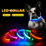 USB Charging Led Dog Collar Anti-Lost/Avoid Car Accident Collar
