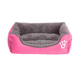 Cat Dog Mattress Pad Bed Bed Blankets Fabric Cotton Pet Mats & Pads Solid Colored Waterproof Cute Black Dot Leopard