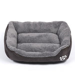 Multi Color Polyester Cute Box Shape Pet Bed for Dogs Cats 58*45*14 cm / 23*18*6 inch