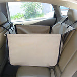 Dog Clothes Car Seat Cover Solid Colored Beige / Blue Cat / Dog