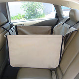Dog Clothes Car Seat Cover Solid Colored Beige / Blue Cat / Dog