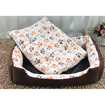 Dog Mattress Pad Bed Bed Blankets Mats & Pads Cotton Warm Geometric Beige Pink Camel