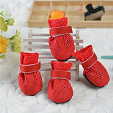 Pets Dog Boots / Shoes Dog Boots / Dog Shoes Casual / Daily Solid Colored For Pets Leather Black / Summer / Winter