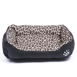 Multi Color Polyester Cute Box Shape Pet Bed for Dogs Cats 58*45*14 cm / 23*18*6 inch
