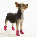 Dogs Dog Boots / Dog Shoes Rain Boots Waterproof Solid Color Cute For Pets Silicone Rubber PVC Black